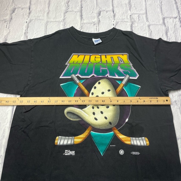 Mighty Ducks NHL Salem Sportswear Vintage 90’s T-Shirt Men’s Sz XL - Picture 7 of 8